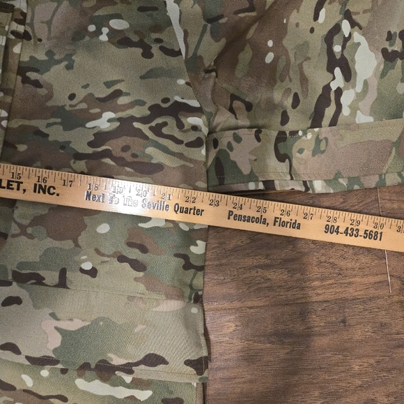 TRU SPEC Camouflage Camo Outfit Shirt Pants Mens Medium Paintball Ops Cosplay - Picture 8 of 10